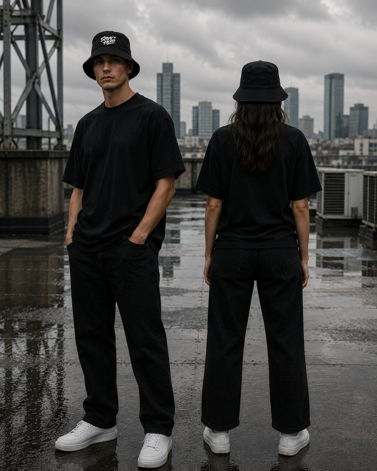 Signature Bucket Hat — Lifestyle — AI-generated visual