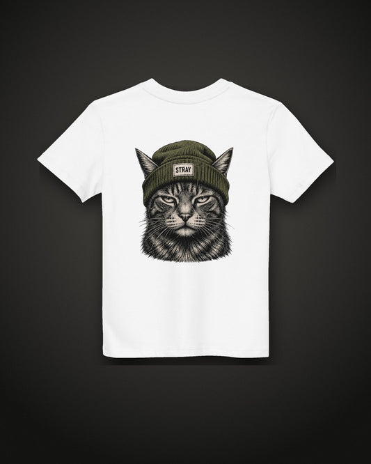 Shade Kids Tee White, back print