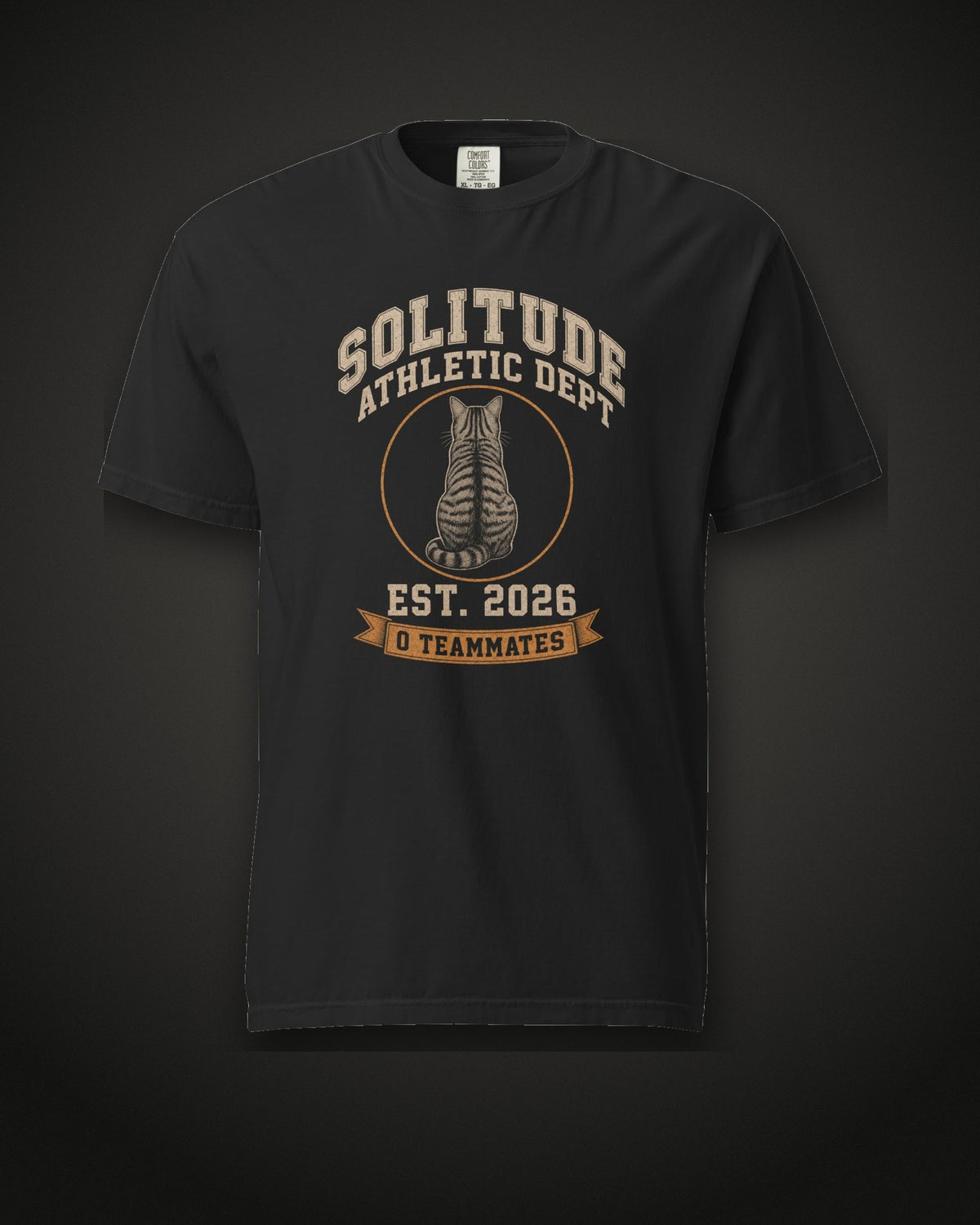 Solitude Athletic Dept. Tee, black