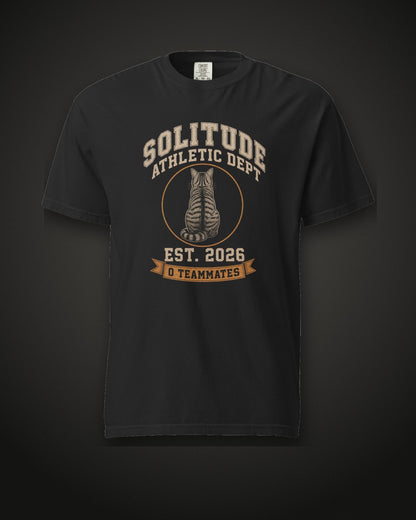 Solitude Athletic Dept. Tee, black
