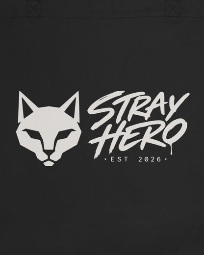 Stray Logo Organic Tote, print detail