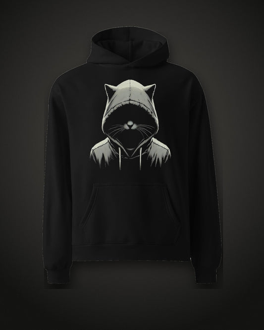 Out of the Dark Hoodie, front print, black