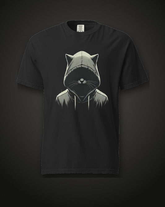 Out of the Dark Tee, front print, black