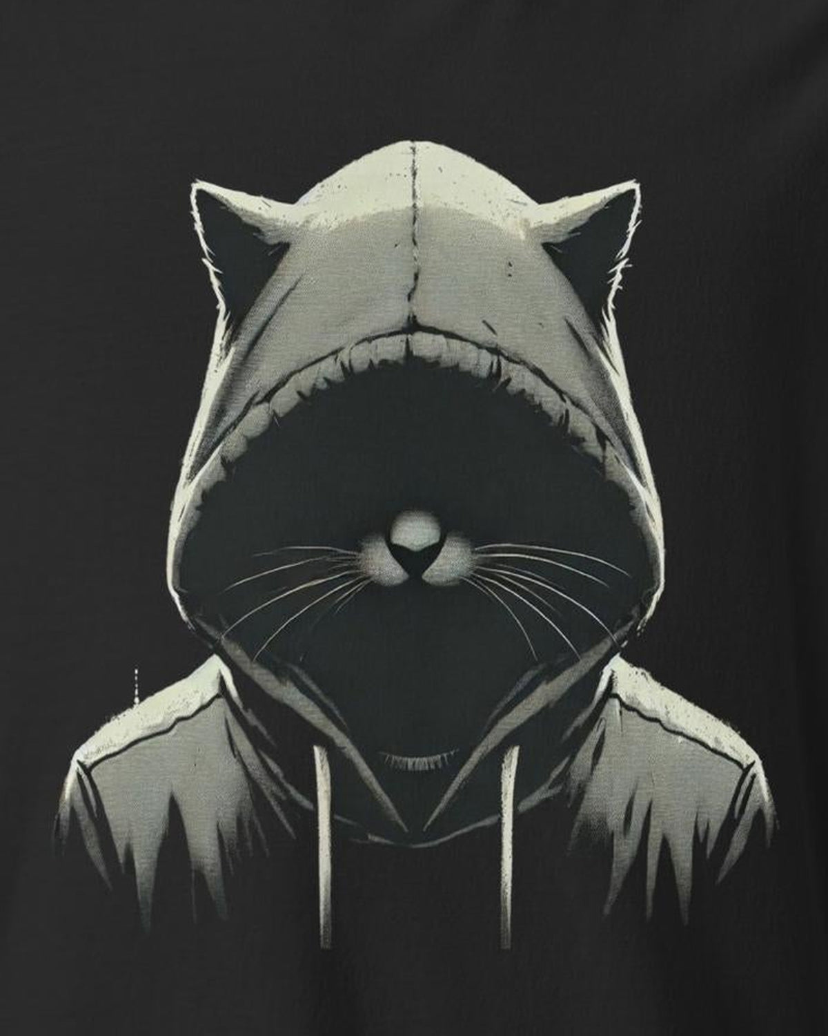Out of the Dark Tee, print detail