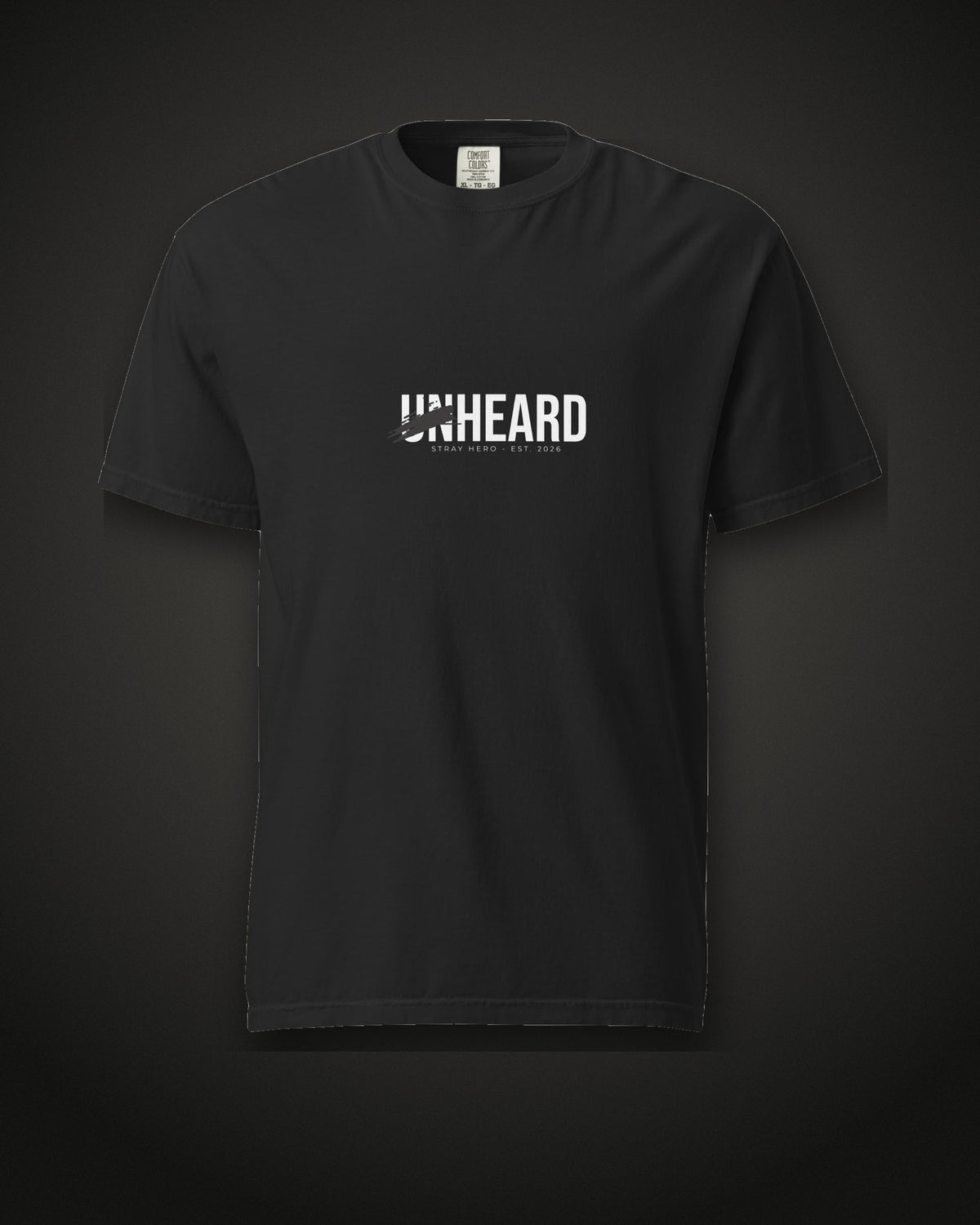 Unheard Tee, black