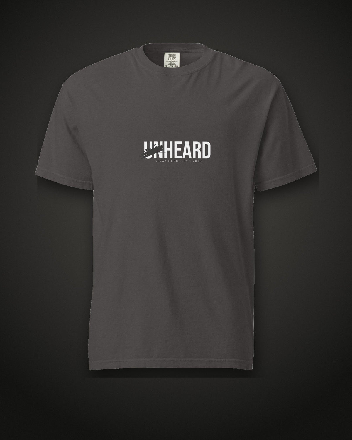 Unheard Tee, graphite