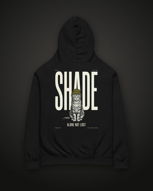 Unit 03 Shade Back Print Hoodie, back print, black
