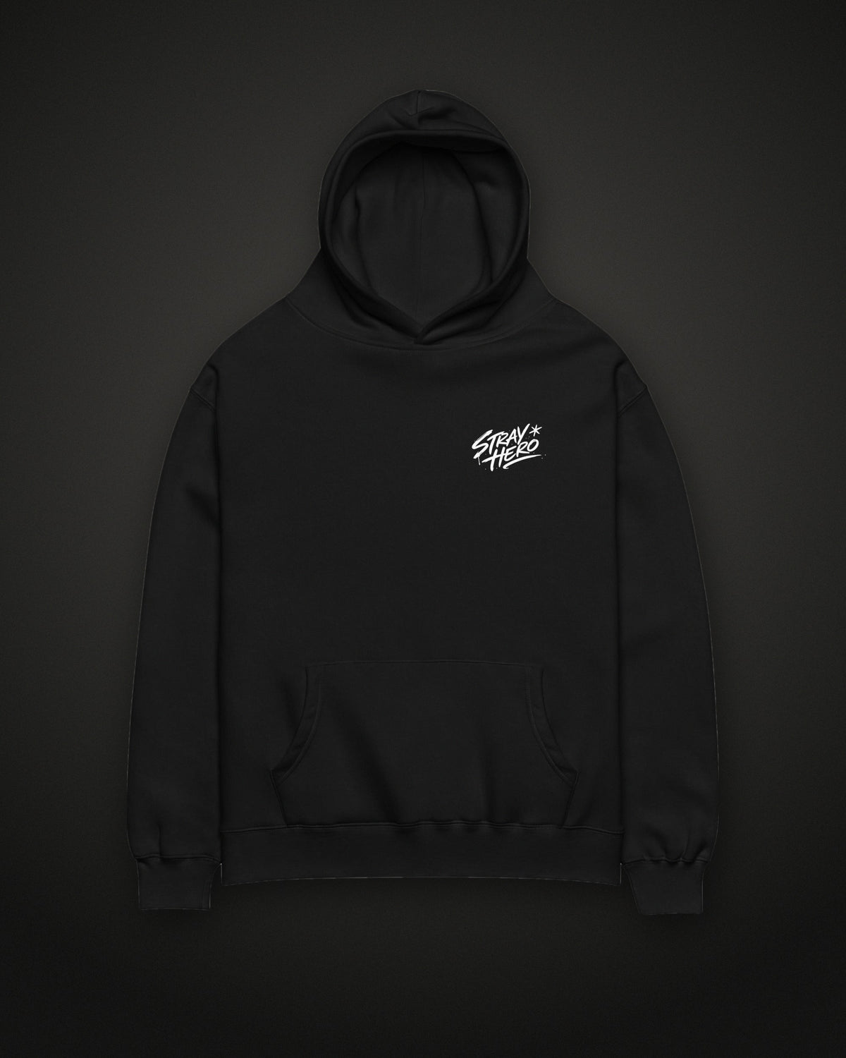 Unit 03 Shade Back Print Hoodie, front, black